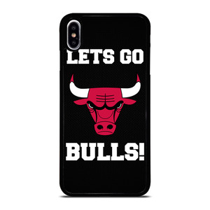 LETS GO CHICAGO BULLS NBA BASKETBALL iPhone XS Max Case Cover