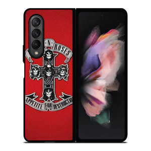 GUNS N ROSES ROCK BAND RED Samsung Galaxy Z Fold 3 Case Cover