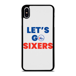 LETS GO PHILADELPHIA 76ERS NBA BASKETBALL iPhone XS Max Case Cover LETS GO PHILADELPHIA 76ERS NBA BASKETBALL iPhone XS Max Case Cover