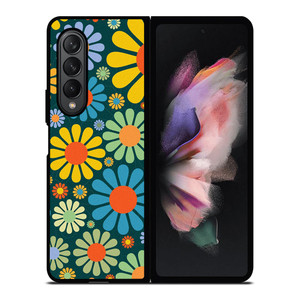 HIPPIE FLOWER PATTERN Samsung Galaxy Z Fold 3 Case Cover HIPPIE FLOWER PATTERN Samsung Galaxy Z Fold 3 Case Cover