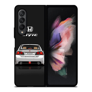 HONDA CIVIC RETRO Samsung Galaxy Z Fold 3 Case Cover HONDA CIVIC RETRO Samsung Galaxy Z Fold 3 Case Cover