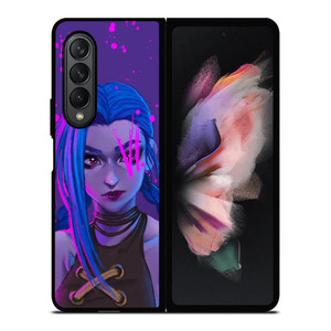 JINX ARCANE LEAGUE OF LEGENDS Samsung Galaxy Z Fold 3 Case Cover JINX ARCANE LEAGUE OF LEGENDS Samsung Galaxy Z Fold 3 Case Cover