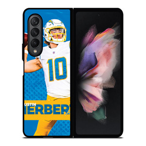 JUSTIN HERBERT LOS ANGELES CHARGERS 2 Samsung Galaxy Z Fold 3 Case Cover