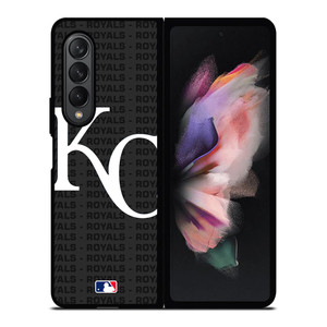 KANSAS CITY ROYALS BASEBALL BLACK Samsung Galaxy Z Fold 3 Case Cover KANSAS CITY ROYALS BASEBALL BLACK Samsung Galaxy Z Fold 3 Case Cover