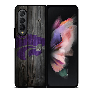 KANSAS CITY WILDCATS WOODEN LOGO Samsung Galaxy Z Fold 3 Case Cover KANSAS CITY WILDCATS WOODEN LOGO Samsung Galaxy Z Fold 3 Case Cover
