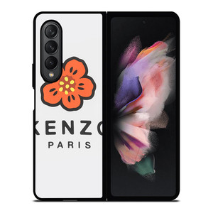 KENZO PARIS FLOWER Samsung Galaxy Z Fold 3 Case Cover KENZO PARIS FLOWER Samsung Galaxy Z Fold 3 Case Cover