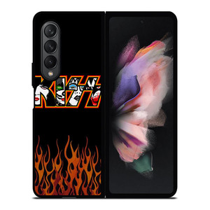 KISS ROCK BAND MEMBERS Samsung Galaxy Z Fold 3 Case Cover KISS ROCK BAND MEMBERS Samsung Galaxy Z Fold 3 Case Cover