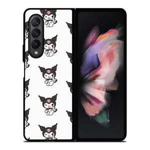 KUROMI CAT ANIME PATTERN Samsung Galaxy Z Fold 3 Case Cover