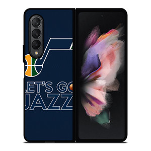 LETS GO UTAH JAZZ NBA BASKETBALL Samsung Galaxy Z Fold 3 Case Cover LETS GO UTAH JAZZ NBA BASKETBALL Samsung Galaxy Z Fold 3 Case Cover