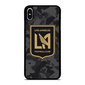 LOS ANGELES FC MLS BLACK CAMO iPhone XS Max Case Cover