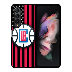 LOS ANGELES CLIPPERS NBA USA FLAG Samsung Galaxy Z Fold 3 Case Cover