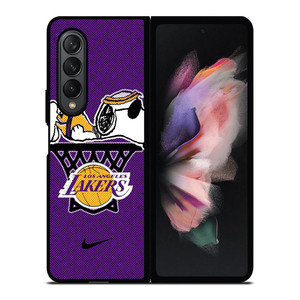 LOS ANGELES LAKERS NIKE SNOOPY Samsung Galaxy Z Fold 3 Case Cover LOS ANGELES LAKERS NIKE SNOOPY Samsung Galaxy Z Fold 3 Case Cover