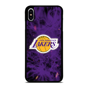 LOS ANGELES LAKERS BASKETBALL NBA FIRE iPhone XS Max Case Cover