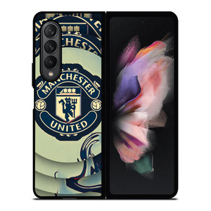 MANCHESTER UNITED LOGO SOCCER Samsung Galaxy Z Fold 3 Case Cover
