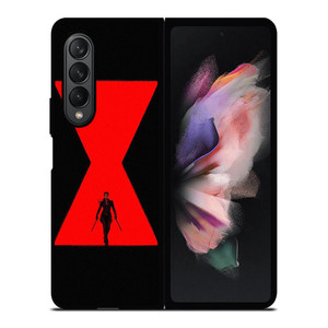 MARVEL BLACK WIDOW SYMBOL Samsung Galaxy Z Fold 3 Case Cover