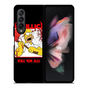 METALLICA KILL EM ALL SIMPSONS Samsung Galaxy Z Fold 3 Case Cover