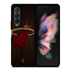 MIAMI HEAT BASKETBALL COURT NBA Samsung Galaxy Z Fold 3 Case Cover