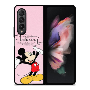 MICKEY MOUSE DISNEY QUOTES Samsung Galaxy Z Fold 3 Case Cover MICKEY MOUSE DISNEY QUOTES Samsung Galaxy Z Fold 3 Case Cover