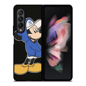 MICKEY MOUSE NEW YORK YANKEES CAP Samsung Galaxy Z Fold 3 Case Cover MICKEY MOUSE NEW YORK YANKEES CAP Samsung Galaxy Z Fold 3 Case Cover