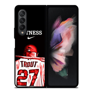 MIKE TROUT LOS ANGELES ANGELS BASEBALL Samsung Galaxy Z Fold 3 Case Cover MIKE TROUT LOS ANGELES ANGELS BASEBALL Samsung Galaxy Z Fold 3 Case Cover