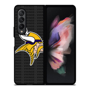 MINNESOTA VIKINGS FOOTBALL TEXT Samsung Galaxy Z Fold 3 Case Cover
