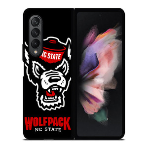 NC NORTH CAROLINA WOLFPACK FOOTBALL LOGO Samsung Galaxy Z Fold 3 Case Cover