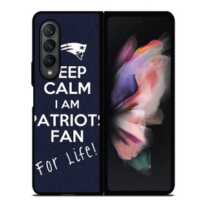 NEW ENGLAND PATRIOTS NFL FOOTBALL FANS 4 Samsung Galaxy Z Fold 3 Case Cover
