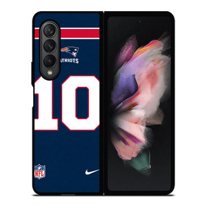 NEW ENGLAND PATROTS MAC JONES 10 NFL NIKE Samsung Galaxy Z Fold 3 Case Cover