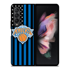 NEW YORK KNICKS NBA USA FLAG Samsung Galaxy Z Fold 3 Case Cover NEW YORK KNICKS NBA USA FLAG Samsung Galaxy Z Fold 3 Case Cover
