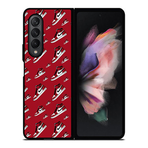 NIKE AIR JORDAN SHOES PATTERN Samsung Galaxy Z Fold 3 Case Cover NIKE AIR JORDAN SHOES PATTERN Samsung Galaxy Z Fold 3 Case Cover