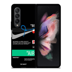 NIKE AIR OFF WHITE Samsung Galaxy Z Fold 3 Case Cover