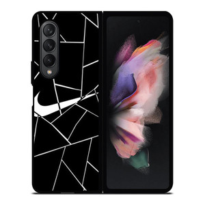 NIKE GEOMETRIC LOGO Samsung Galaxy Z Fold 3 Case Cover NIKE GEOMETRIC LOGO Samsung Galaxy Z Fold 3 Case Cover