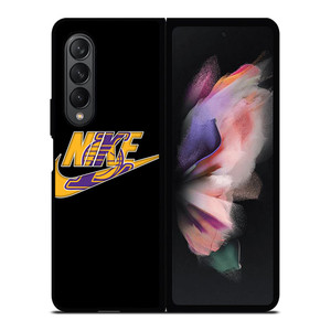 NIKE LOS ANGELES LAKERS SWOOSH Samsung Galaxy Z Fold 3 Case Cover