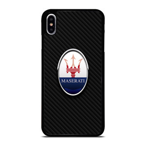 MASERATI LOGO CARBON FIBER iPhone XS Max Case Cover