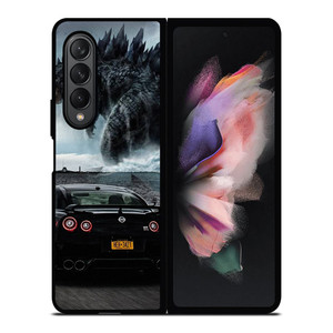 NISSAN GTR GODZILLA Samsung Galaxy Z Fold 3 Case Cover NISSAN GTR GODZILLA Samsung Galaxy Z Fold 3 Case Cover