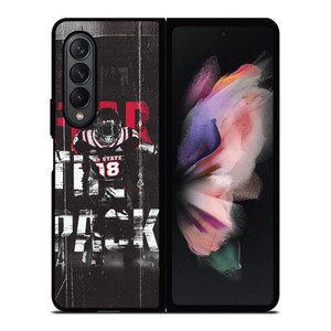 NORTH CAROLINA WOLFPACK FOOTBALL Samsung Galaxy Z Fold 3 Case Cover NORTH CAROLINA WOLFPACK FOOTBALL Samsung Galaxy Z Fold 3 Case Cover