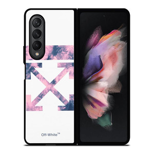 OFF WHITE PURPLE MARBLE Samsung Galaxy Z Fold 3 Case Cover OFF WHITE PURPLE MARBLE Samsung Galaxy Z Fold 3 Case Cover