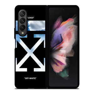 OFF WHITE SKY BLUE Samsung Galaxy Z Fold 3 Case Cover
