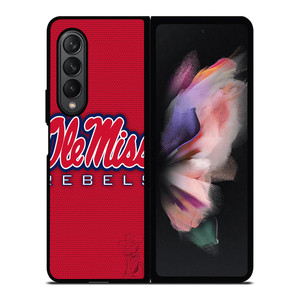 OLE MISS REBELS FOOTBALL Samsung Galaxy Z Fold 3 Case Cover OLE MISS REBELS FOOTBALL Samsung Galaxy Z Fold 3 Case Cover