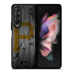 PITTSBURGH PIRATES BASEBALL MLB WOOD LOGO Samsung Galaxy Z Fold 3 Case Cover
