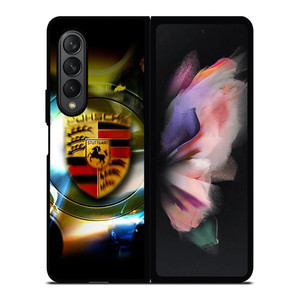 PORSCHE STUTTGART LOGO Samsung Galaxy Z Fold 3 Case Cover PORSCHE STUTTGART LOGO Samsung Galaxy Z Fold 3 Case Cover