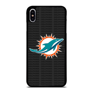 MIAMI DOLPHINS FOOTBALL TEXT iPhone XS Max Case Cover