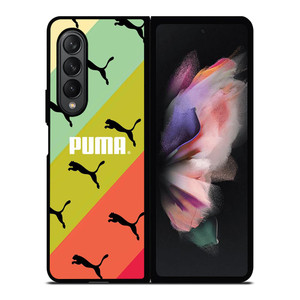 PUMA LOGO STRIPE PATTERN Samsung Galaxy Z Fold 3 Case Cover PUMA LOGO STRIPE PATTERN Samsung Galaxy Z Fold 3 Case Cover