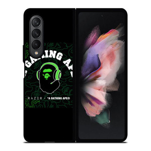 RAZER X BAPE A GAMING APE Samsung Galaxy Z Fold 3 Case Cover