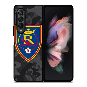 REAL SALT LAKE MLS BLACK CAMO Samsung Galaxy Z Fold 3 Case Cover REAL SALT LAKE MLS BLACK CAMO Samsung Galaxy Z Fold 3 Case Cover