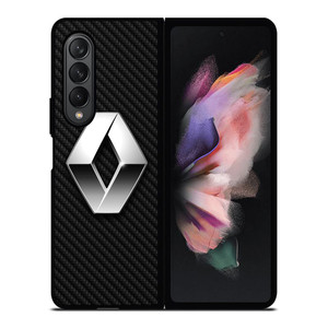 RENAULT AUTOMOBILE CARBON FIBER Samsung Galaxy Z Fold 3 Case Cover