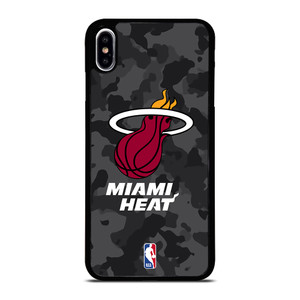 MIAMI HEAT BLACK CAMO iPhone XS Max Case Cover MIAMI HEAT BLACK CAMO iPhone XS Max Case Cover