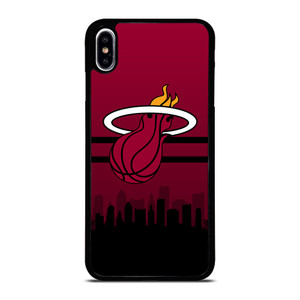 MIAMI HEATS NBA SKYLINE iPhone XS Max Case Cover