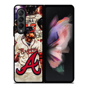 RONALD ACUNA JR ATLANTA BRAVES BASEBALL Samsung Galaxy Z Fold 3 Case Cover RONALD ACUNA JR ATLANTA BRAVES BASEBALL Samsung Galaxy Z Fold 3 Case Cover