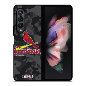 SAINT LOUIS CARDINALS BASEBALL BLACK CAMO Samsung Galaxy Z Fold 3 Case Cover SAINT LOUIS CARDINALS BASEBALL BLACK CAMO Samsung Galaxy Z Fold 3 Case Cover